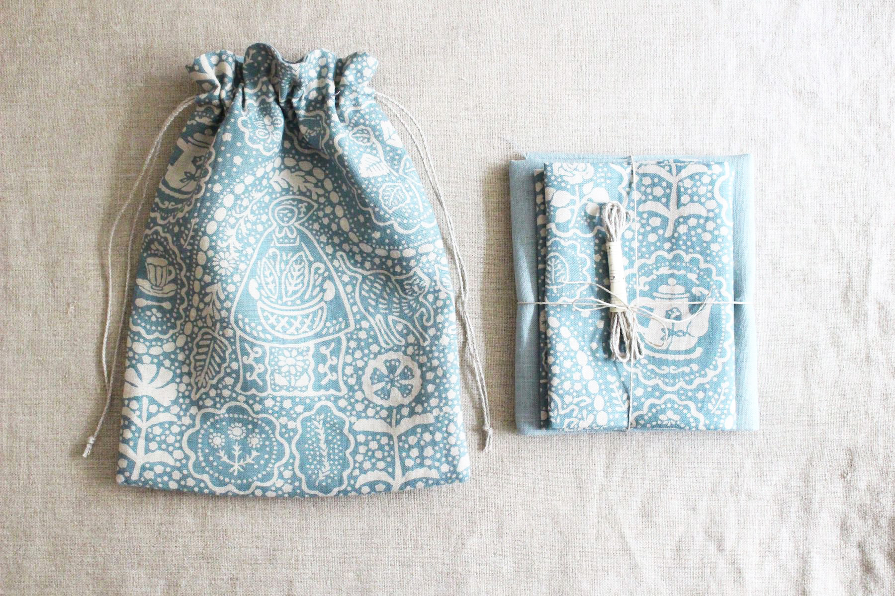 LINNET Printed linens リネット リネンプリント 関美穂子アーカイブ